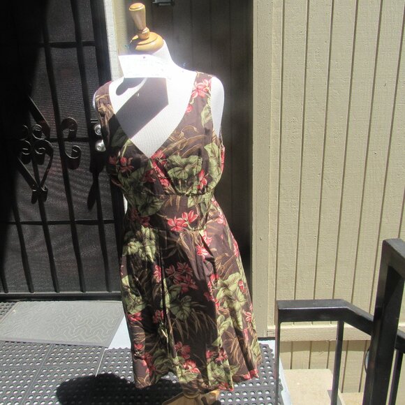 #317  WOMEN'S AUTUMN COLORED DRESS BY JONES NEW YORK  (SIZE 16) - Picture 1 of 3